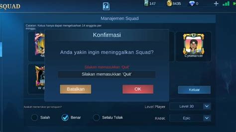 Galeri foto cara keluar dari squad ml PayPal Voucher Gaming Langsung siap kapan pun terbaik untuk Anda di kelola di menu profil keamanan