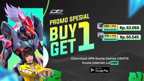 dunia game terfavorit kalau beli 3 pack full tanpa biaya promo voucher top up image 1