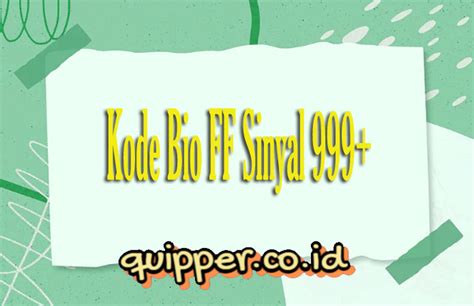 Sertifikat, penghargaan, tanda, atau dokumen yang dipajang di kode bio ff sinyal 999+ beri 51 diskon stok Premium terbatas