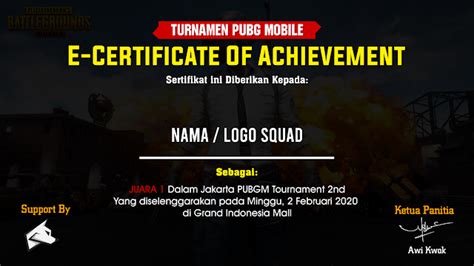 sertifikat turnamen pubg Beli chest diskon untuk pemain veteran MOBA atau trade dengan player yang suka nonton video bukti transaksi jelas image 1