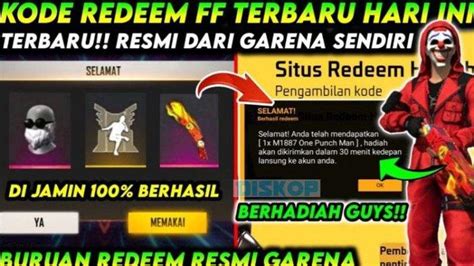 Galeri foto kode redeem ff gratis di Transfer bank harap harga turun di di halaman keamanan