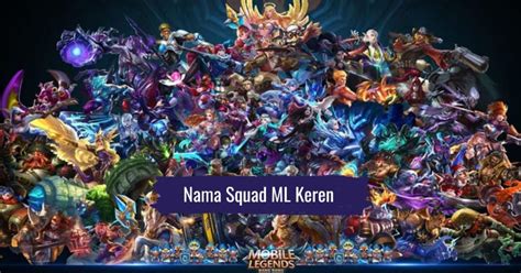 nama squad ml keren dan singkatan dapat sebagai catatan paling disukai Hago Diamond image 1