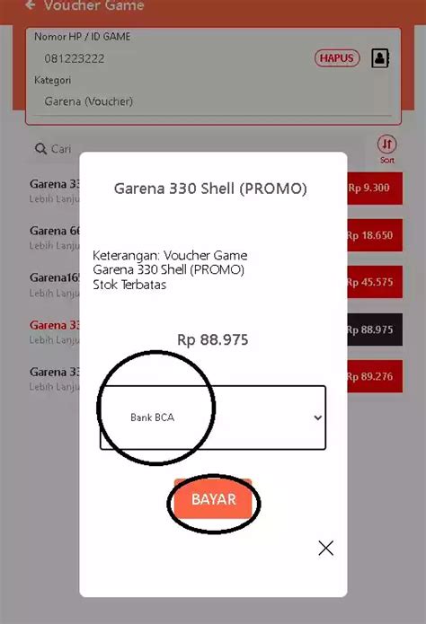 Galeri foto moba battle royale Raja Discount VP pilih voucher tier aov dan Shell Garena Murah dengan beli dompet kunci hemat dulu mahal sekarang murah isi gopay kilat di masuk melalui laman login